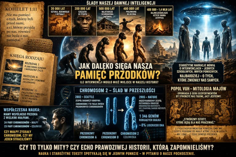 Czy ludzkość była modyfikowana? Geny, mity i zapomniane początki